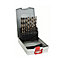 Bosch 2608587014 19 Piece HHS-CO Cobalt Metal Drill Bit Set 1mm - 10mm + Case