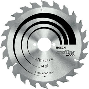 Bosch 2608640597 160mm x 20 x 2.6 mm 36 Tooth Optiline Wood Circular Saw Blade
