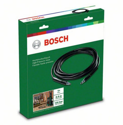BOSCH 6m High Pressure Hose (To Fit: Bosch AQT, EasyAquatak & UniversalAquatak Pressure Washer Models Listed Below)