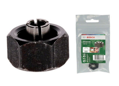 BOSCH 6mm Collet with Locking Nut (Version To Fit: Bosch AdvancedTrimRouter 18V-8 Cordless Router)