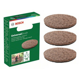 BOSCH Abrasive Heavy Duty Pad (3/Pack) (To Fit: Bosch UniversalBrush Cordless Cleaning Brush)