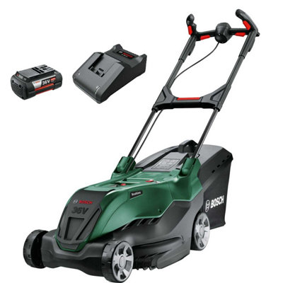 Bosch Advanced Rotak 36v 40 650 36v Cordless Lawnmower 42cm 1x 4.0ah Blade DIY at B Q