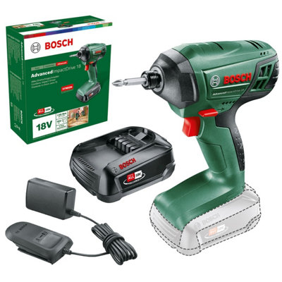 Bosch AdvancedImpactDrive 18 Cordless 18v Impact Driver Power4ALL Advanced  - 1 x Battery Power for All