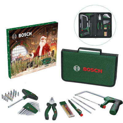 Bosch Advent Calendar 2025 41 Piece Tool Set Screwdriver Bits Pliers