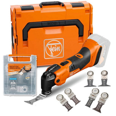 FEIN Multimaster AMM 500 Plus Senza Batteria - Utensile Oscillante 18V Con 30 Accessori Per Ristrutturazioni - Foto 9