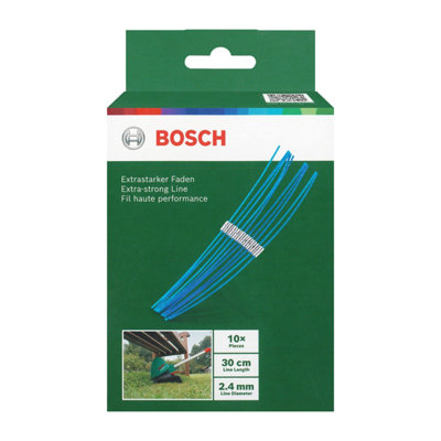10 Fili Per Decespugliatore Bosch ART 26 Combitrim – Linea Extra Forte Rossa 3,5mm X 31cm