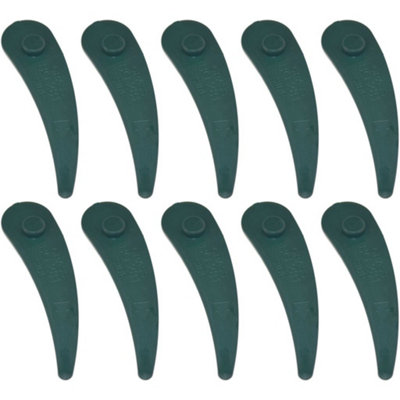 Bosch ART23-18Li Compatible Plastic Trimmer Strimmer Blades Pack of 10 by Ufixt