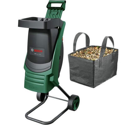 Bosch AXT Rapid 2200 Razor Sharp Garden Shredder 2200w + Collection Bag Cover