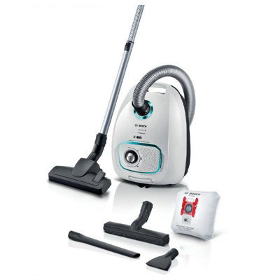 Bosch BGBS4HYGGB Serie 4 Pro Hygienic 600W 4.5kg Cylinder Vacuum Cleaner - White