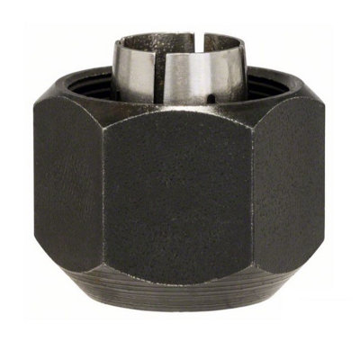BOSCH Collet with Nut (Diameter: 1/4" Inch) (To Fit: Bosch GKF 12V-8 & GKF 12V-25 Palm Routers)
