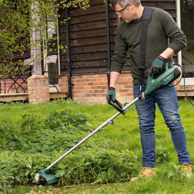 Bosch Corded 240v Cutter Grass Line Strimmer Trimmer + Long Handled Loppers