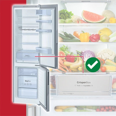 BOSCH - KGV33UL30 - Freistehende Kühl-Gefrier-Kombination Mit Gefrierbereich Unt