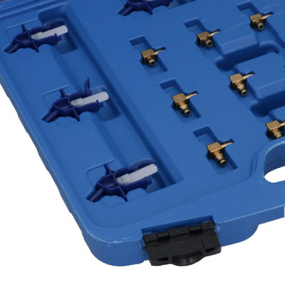 Bosch Delphi injector flow meter common rail fuel injector set and adaptors