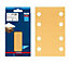 BOSCH Dual Application BEST for Wood & Paint Sanding Sheets (Rectangle 80 x 133mm - 10/Pk) For: Bosch GSS 160 & GSS 18V-10 Sanders