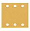 BOSCH Dual Application BEST for Wood & Paint Sanding Sheets (Square 115 x 107mm - 10/Pk) For: Bosch GSS 160 & GSS 18V-10 Sanders