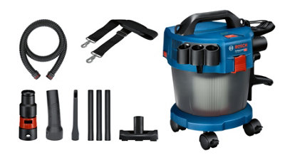 Bosch GAS 18V-10 L Class 18v Dust Extractor Vacuum Cleaner + Nozzles Bare  Tool