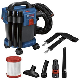 Bosch GAS 18V-10 L Class 18v Dust Extractor Vacuum Cleaner + Nozzles Bare Tool