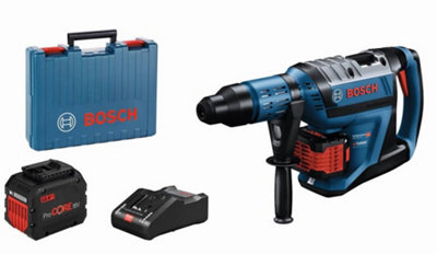 Bosch GBH 18V-45 C 18v Brushless SDS Max Hammer Drill + 2 Batteries