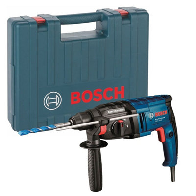 Bosch GBH2000 240v SDS Plus Rotary Hammer Drill + 17 Piece Bit Set Point Chisel