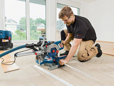 Bosch GCM 8 SDE Professional Sliding Mitre Saw 216mm, 1600W, 240V - 0601B19270 - Perfect for DIY and trade