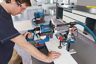 Bosch GCM 8 SDE Professional Sliding Mitre Saw 216mm, 1600W, 240V - 0601B19270 - Perfect for DIY and trade