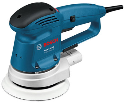 BOSCH GEX 150 AC 240v Orbital sander 150mm dia pad