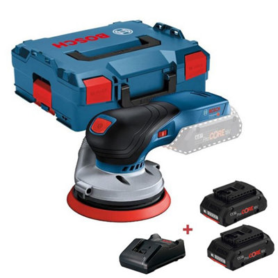 Bosch GEX 18V-125 Brushless 18v Random Orbital Sander + LBOXX + 2 x 4ah Procore