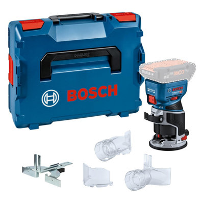 Bosch GKF 18V-8 18v Brushless Cordless Palm Router Laminate Trimmer + Lboxx Case