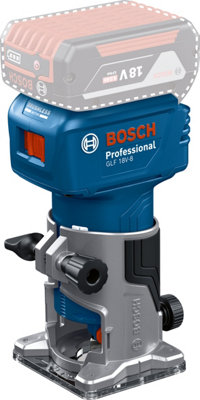 BOSCH GLF 18 V-8 N 18v Router / Trimmer 1/4" collet