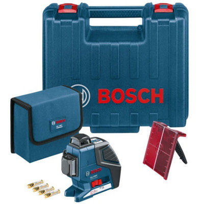 Bosch GLL380 Red Self Levelling 360 Multi Line Cross Line Laser - Includes Case