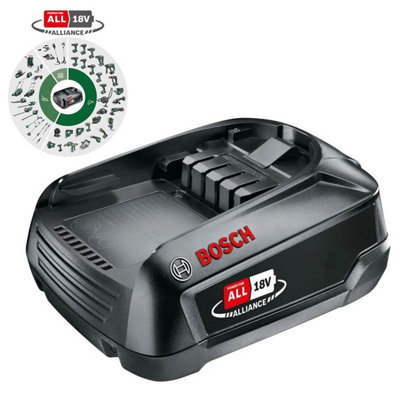 Bosch Green PBA 18v 1.5Ah W-A Lithium Ion Battery Power For All Battery Alliance - Bosch Power for All
