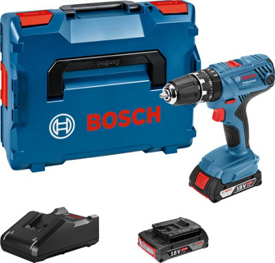 BOSCH GSB 18 V-21 (2x2Ah) 18v Combi drill 13mm keyless chuck