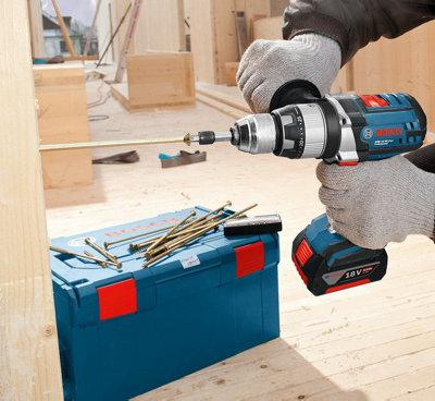 Bosch GSB 18 VE2 LI 18v Robust Combi Hammer Drill 2 x 5.0ah