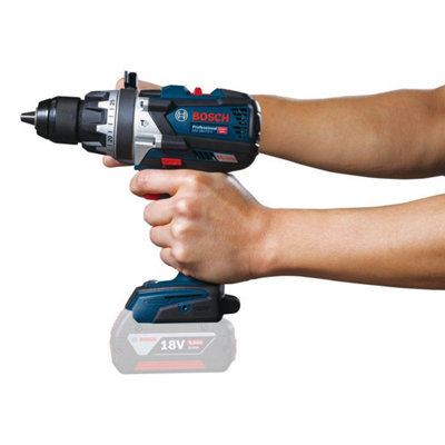 Bosch GSB 18V-110 C 18v Brushless Combi Drill Robust Series + 2x 4.0Ah Batteries