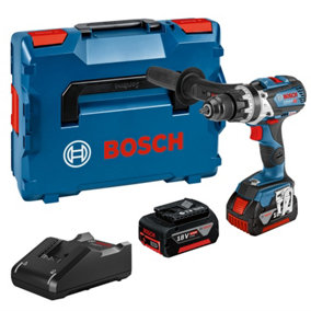 Bosch GSB 18V-110 C 18v Brushless Combi Drill Robust Series + 2x 5.0Ah Batteries