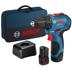 Bosch GSR 12V-30 Professional 12V Brushless Drill Driver Kit 2 x 2.0ah + Case