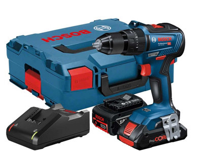 Bosch GSR 18V-55 18v Brushless Drill Driver 2 x Batteries