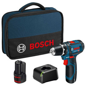 Bosch GSR12V15 12v Li-ion Cordless 2-Speed Drill Driver GSR 10.8-2-LI 2x2.0ah