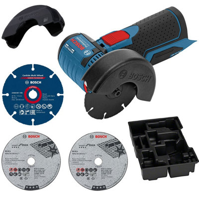 Bosch GWS 12V-76V 12v Professional Cordless Brushless 76mm Angle Grinder - Bare
