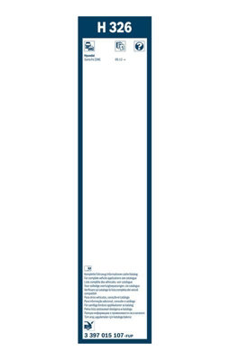 BOSCH H383 OE Specialty 15" Rear Wiper Blade – Parts Universe