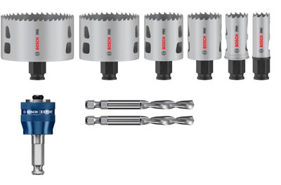 Bosch Hole saws sets PRO Multi Material PC Plus Hole Saw Set 9 pcs ...