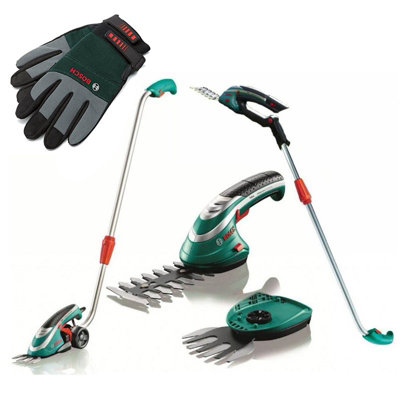 Bosch ISIO III Cordless Shrub Grass Shear Hedge Cutter Multi Tool Set Handle