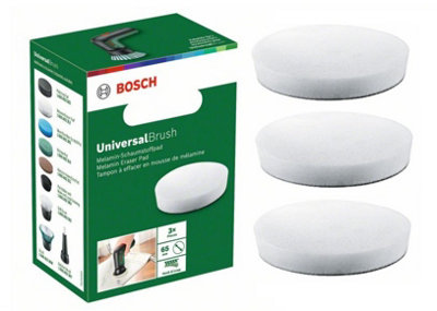 BOSCH Melamin Eraser Pad (3/Pack) (To Fit: Bosch UniversalBrush Cordless Cleaning Brush)