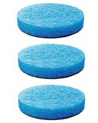 BOSCH Microfibre Non-Scratch Pad (3/Pack) (To Fit: Bosch UniversalBrush Cordless Cleaning Brush)