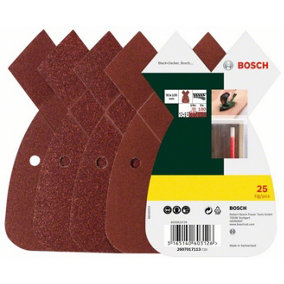 BOSCH Mixed Grit Sanding Sheets (25/Pack) (To Fit: Bosch PSM PRIMO Sander)