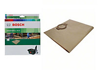 BOSCH Paper Dust Bags (5/Pack) (To Fit: Bosch AdvancedVac 18V-8 Cordless Vacuum Cleaner) (2609256F68)