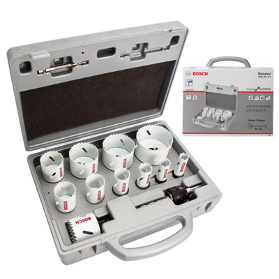 Bosch PRO 14 Piece Progressor Holesaw Set 2608584667 19mm 72mm HSS Pilot Drills