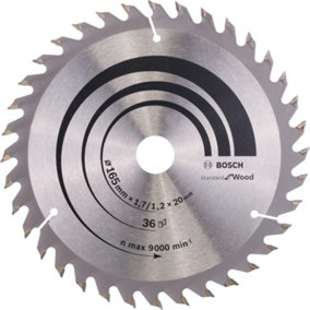 Bosch PRO 165mm x 20mm 36 Tooth Optiline Wood Circular Saw Blade 2608642602