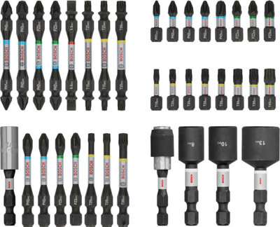 Bosch PRO Screwdriver bits sets PRO Impact Screwdriver Bit Set 36 pcs ...