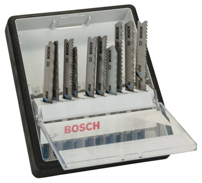 Bosch Professional 10-Piece Robust Line Jigsaw Blade Set for Metal Expertise